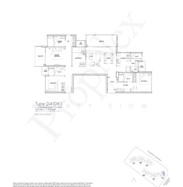 Waterbay, 45 Edgefield Plains, 4 Bedrooms, 1,410 sqft, Executive Condominium For Sale, by Audrey Siow, 500237812 - PropertyGuru.com.sg