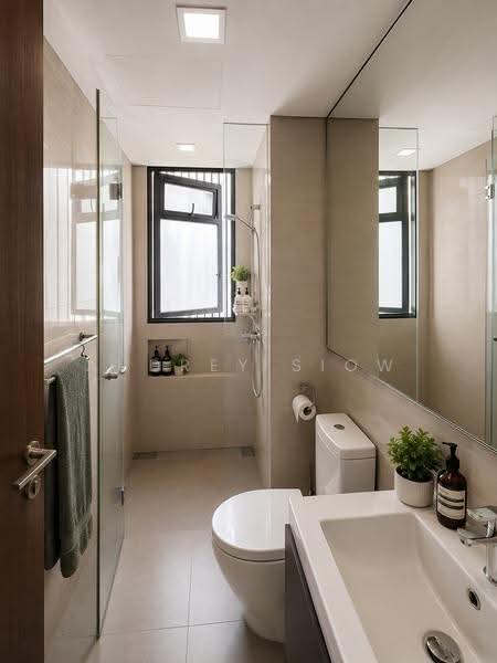Waterbay, 45 Edgefield Plains, Hougang / Punggol / Sengkang, 4 Bedrooms, 1,410 sqft, Executive Condominium For Sale, by Audrey Siow, 500237812 - Bathroom - PropertyGuru.com.sg
