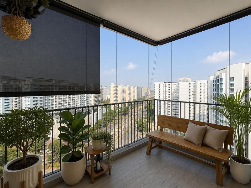 Waterbay, 45 Edgefield Plains, Hougang / Punggol / Sengkang, 4 Bedrooms, 1,410 sqft, Executive Condominium For Sale, by Audrey Siow, 500237812 - Balcony - PropertyGuru.com.sg