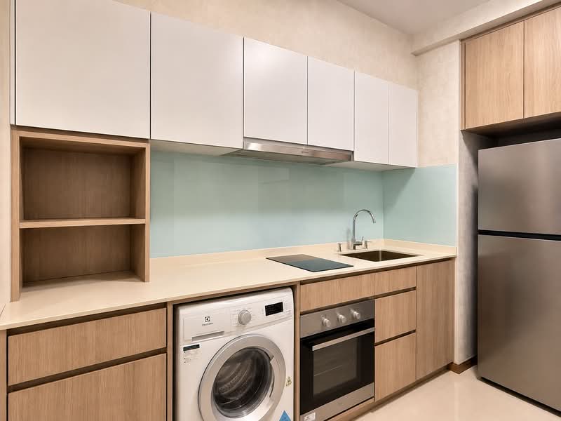 Kingsford Waterbay, 68 Upper Serangoon View, 1 Bedroom, 474 sqft, Condominium For Sale, by Aaron Yeo, 500237821 - Kitchen - PropertyGuru.com.sg