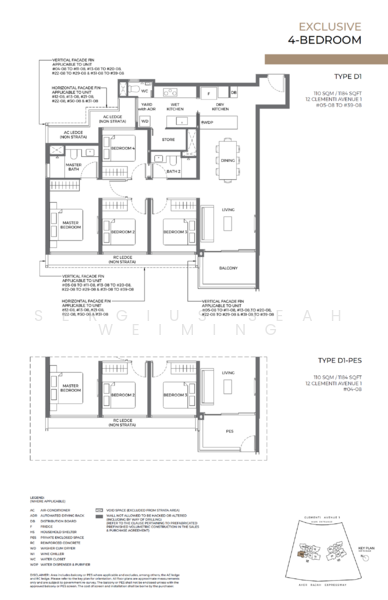 ELTA, 12 Clementi Avenue 1, 4 Bedrooms, 1,184 sqft, Condominium For Sale, by Sergius Seah Weiming, 500237887 - PropertyGuru.com.sg