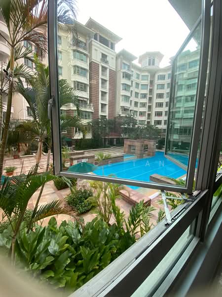 The Blossomvale, 900 Dunearn Road, 3 Bedrooms, 1,572 sqft, Condominium For Sale, by Joyce Tan, 500237906 - Pool view from Living Area - PropertyGuru.com.sg