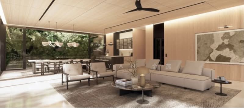 Brand New Bungalow, 4 Levels with Lift & Swimming pool, basement to park cars, Wilkinson Rd vicinity – call 8130 3636 for details, 6 Bedrooms, 10,969 sqft, Bungalow House For Sale, by Kim Yan 金燕, 500237910 - Living Room - PropertyGuru.com.sg