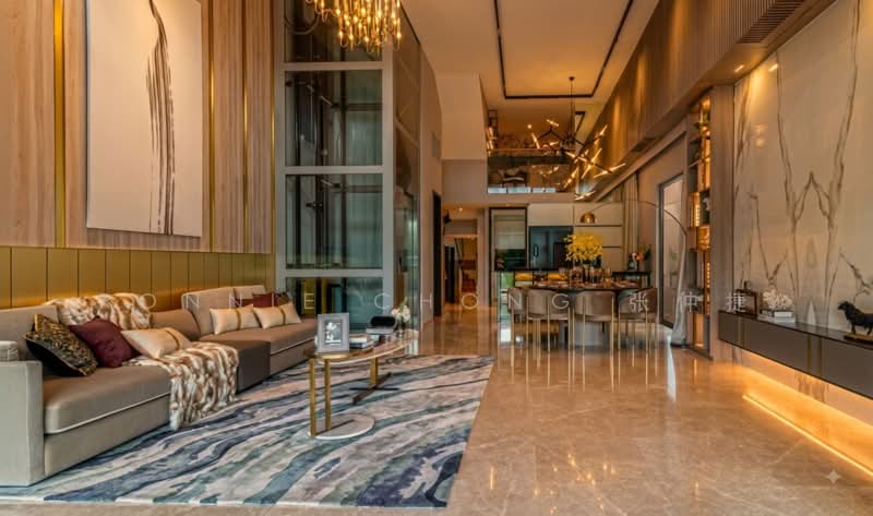 Belgravia Ace, 100 Belgravia Drive, 5 Bedrooms, 4,058 sqft, Cluster House For Sale, by Ronnie Chong 张仲捷, 500237954 - Living and Dining Hall - Renovated - PropertyGuru.com.sg