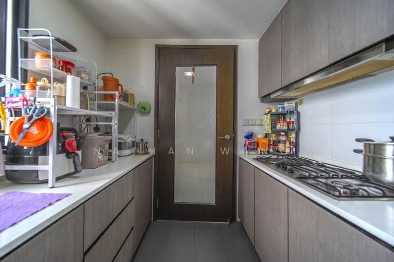 Riverparc Residence, 90 Punggol Drive, 3 Bedrooms, 1,076 sqft, Condominium For Sale, by Nathan Wang, 500237963 - Kitchen - PropertyGuru.com.sg
