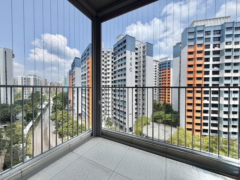 Blossom Residences, 32 Segar Road, 3 Bedrooms, 1,055 sqft, Condominium For Sale, by Taufik Batisah, 500237969 - Balcony - PropertyGuru.com.sg