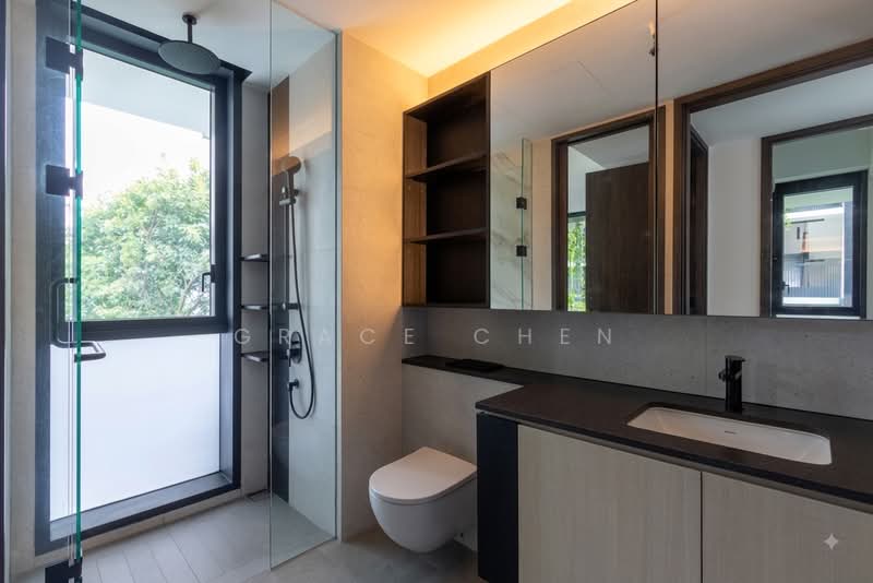 Jervois Mansion, 8 Jervois Close, 2 Bedrooms, 646 sqft, Condominium For Sale, by Grace Chen, 500237983 - Bathroom - AI Generated - PropertyGuru.com.sg