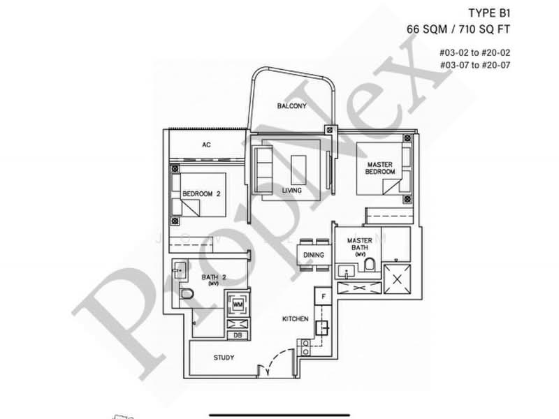 Coastline Residences, 7 Amber Road, 2 Bedrooms, 710 sqft, Condominium For Sale, by Jowell Lim, 500237994 - PropertyGuru.com.sg
