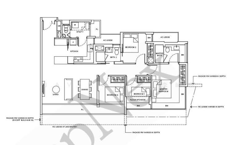 Coco Palms, 29 Pasir Ris Grove, 4 Bedrooms, 1,259 sqft, Condominium For Sale, by Javien Lee 李峙樑, 500238056 - PropertyGuru.com.sg