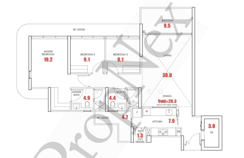 Brand New 3 Bedroom High Floor Family Home Near Lorong Chuan MRT, Lorong Chuan, Hougang / Punggol / Sengkang, 3 Bedrooms, 1,485 sqft, Condominium For Sale, by Alvin Yeo, 500238124 - PropertyGuru.com.sg