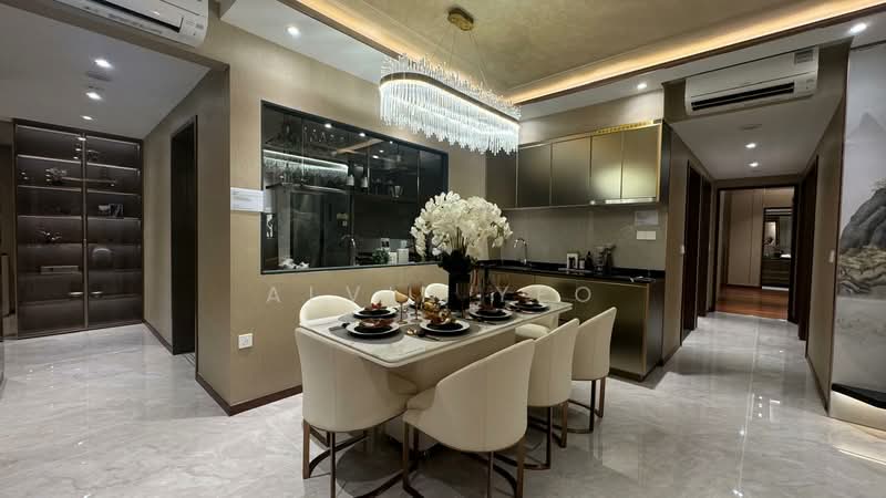 Brand New 3 Bedroom High Floor Family Home Near Lorong Chuan MRT, Lorong Chuan, Hougang / Punggol / Sengkang, 3 Bedrooms, 1,485 sqft, Condominium For Sale, by Alvin Yeo, 500238124 - Dining Room - PropertyGuru.com.sg