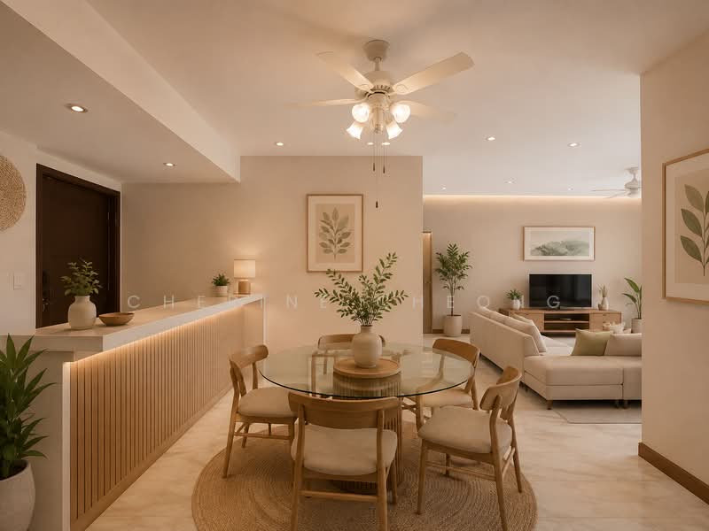Hillington Green, 51 Hillview Avenue, 4 Bedrooms, 1,755 sqft, Condominium For Sale, by Cherine Cheong, 500238169 - Dining Room - Virtually stage for ref - PropertyGuru.com.sg