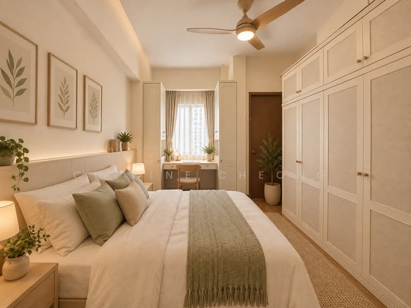 Hillington Green, 51 Hillview Avenue, 4 Bedrooms, 1,755 sqft, Condominium For Sale, by Cherine Cheong, 500238169 - Jr Mtr Bedroom - Virtually staged ref - PropertyGuru.com.sg