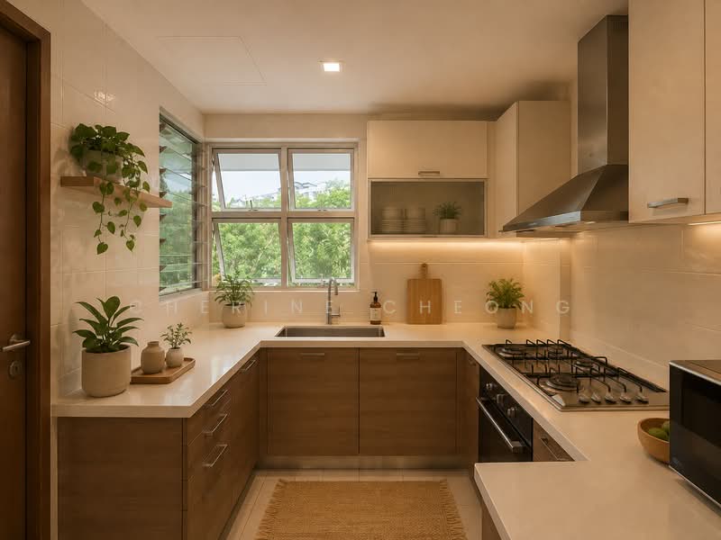 Hillington Green, 51 Hillview Avenue, 4 Bedrooms, 1,755 sqft, Condominium For Sale, by Cherine Cheong, 500238169 - Kitchen - virtually staged for ref - PropertyGuru.com.sg