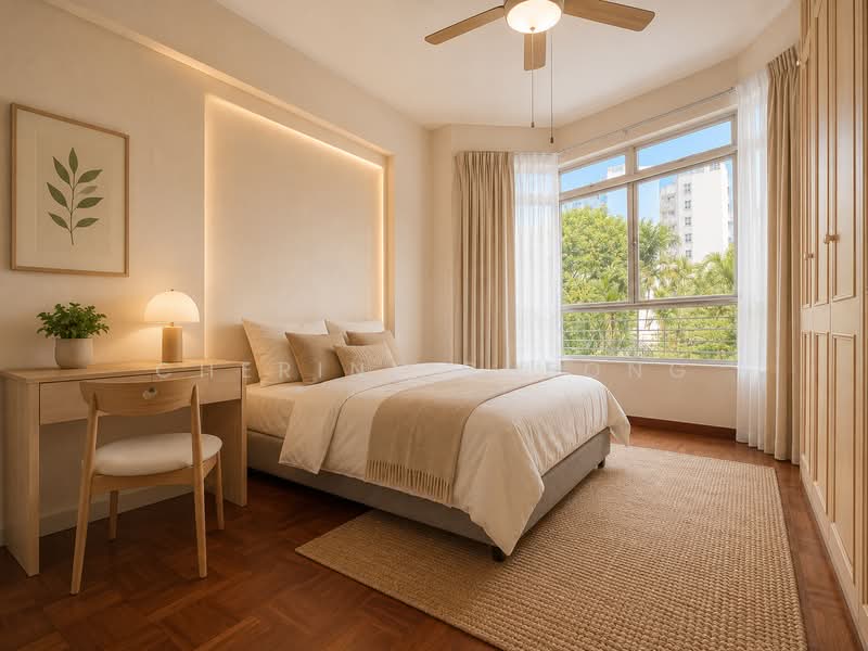 Hillington Green, 51 Hillview Avenue, 4 Bedrooms, 1,755 sqft, Condominium For Sale, by Cherine Cheong, 500238169 - Bedroom 3 - Virtually staged for ref - PropertyGuru.com.sg
