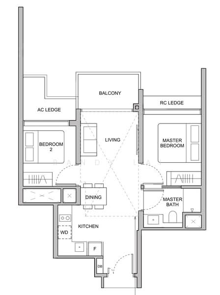 Hillock Green, 22-28 Lentor Central, Mandai / Upper Thomson, 2 Bedrooms, 624 sqft, Condominium For Sale, by Randy Lai, 500238218 - PropertyGuru.com.sg