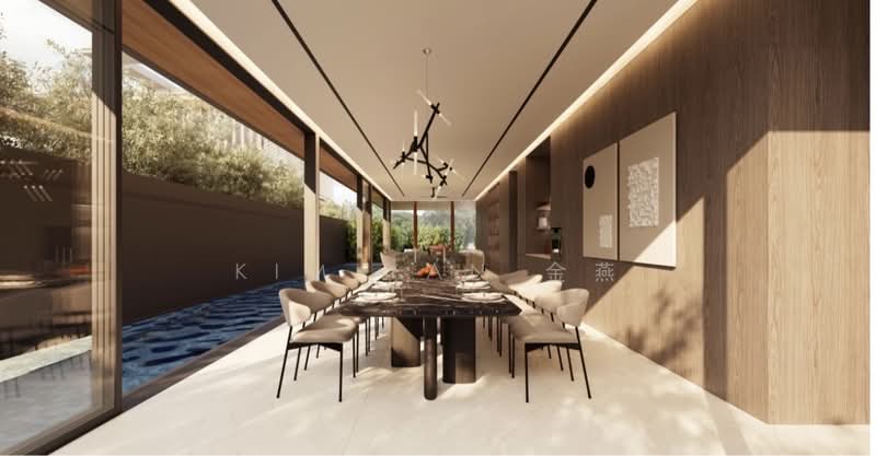 Brand New Bungalow, 4 Levels with Lift & Swimming pool, basement to park 4 cars, Within 1km to Singapore Chinese Girls’ School - call 8130 3636, Newton / Novena, 6 Bedrooms, 9,462 sqft, Bungalow House For Sale, by Kim Yan 金燕, 500238233 - Dining Room - PropertyGuru.com.sg