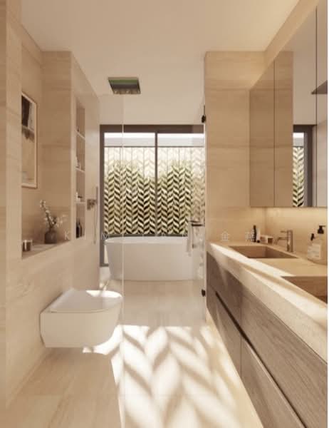 Brand New Bungalow, 4 Levels with Lift & Swimming pool, basement to park 4 cars, Within 1km to Singapore Chinese Girls’ School - call 8130 3636, Newton / Novena, 6 Bedrooms, 9,462 sqft, Bungalow House For Sale, by Kim Yan 金燕, 500238233 - Bathroom - PropertyGuru.com.sg