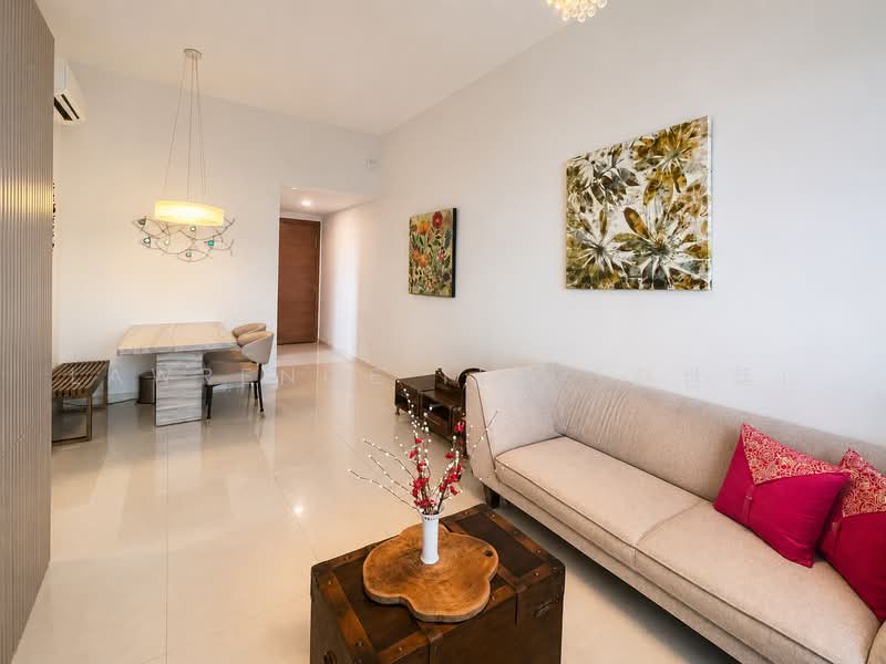 City Square Residences, 10 Kitchener Link, 2 Bedrooms, 872 sqft, Condominium For Rent, by Lawrence Teo (赵世廷), 500238334 - Living Room - PropertyGuru.com.sg