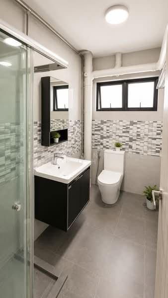 689 Jurong West Central 1, 689 Jurong West Central 1, 4 Bedrooms, 1,496 sqft, HDB Flat For Sale, by Constantine Koh, 500238338 - Bathroom - PropertyGuru.com.sg