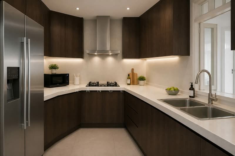 D'Grove Villas, 8A Orange Grove Road, 4 Bedrooms, 5,221 sqft, Condominium For Rent, by Torance Paul, 500238370 - Kitchen - PropertyGuru.com.sg
