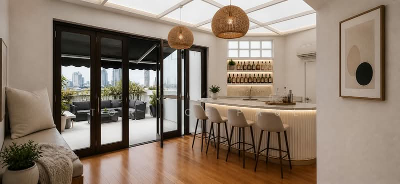 D'Grove Villas, 8A Orange Grove Road, 4 Bedrooms, 5,221 sqft, Condominium For Rent, by Torance Paul, 500238370 - Balcony - PropertyGuru.com.sg