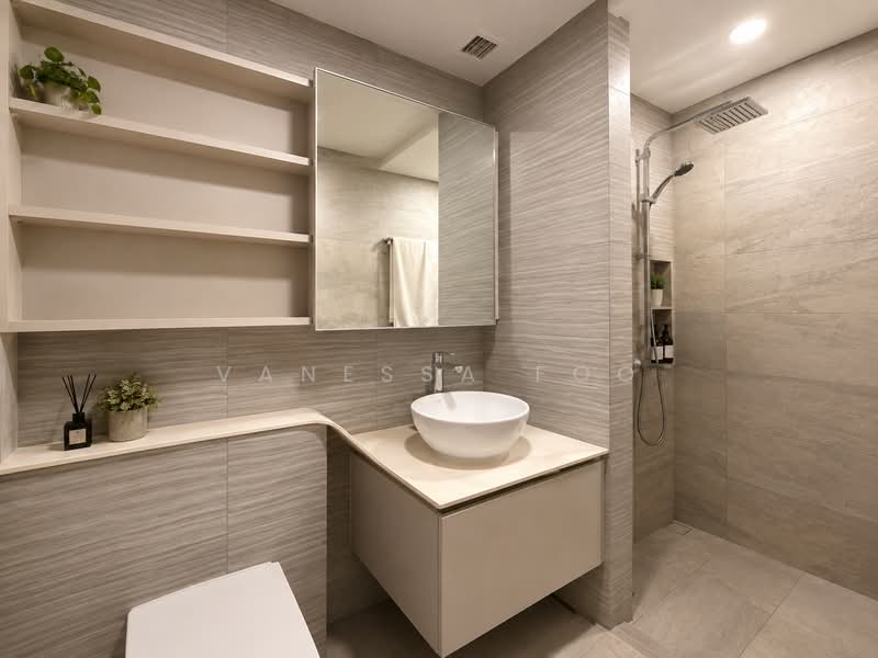 High Park Residences, 27 Fernvale Road, Seletar / Yio Chu Kang, 2 Bedrooms, 678 sqft, Condominium For Sale, by Vanessa Foo, 500238372 - Bathroom - PropertyGuru.com.sg