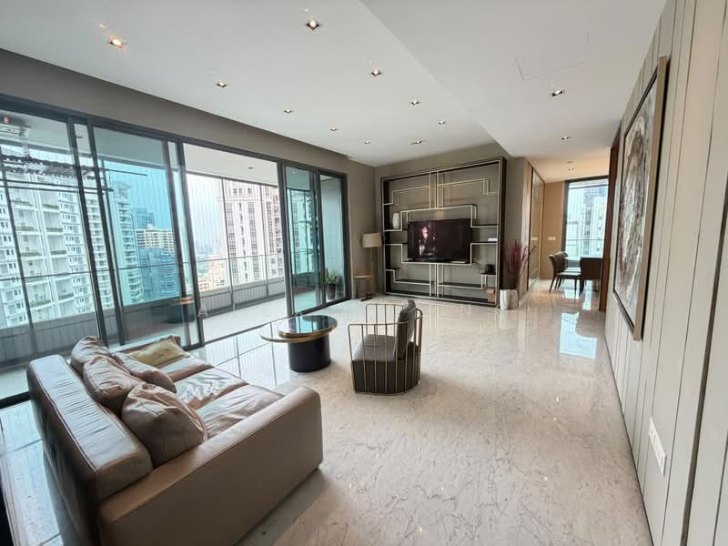 New Futura, 16 Leonie Hill Road, 4 Bedrooms, 2,250 sqft, Condominium For Rent, by Alex Huang, 500238401 - Living Room - PropertyGuru.com.sg