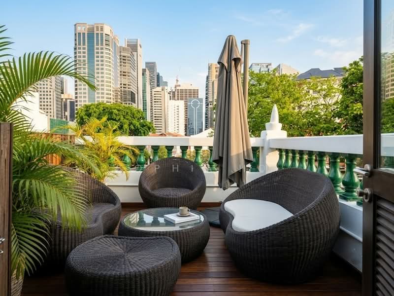Off Club Street | Telok Ayer MRT | Shophouse office with unique features!, Club Street / Ann Siang / Chinatown / Telok Ayer Street, 2,357 sqft, Office For Rent, by Sophia Ho, 500238552 - Balcony - CommercialGuru.com.sg