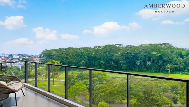 Amberwood at Holland, 30 Holland Link, 3 Bedrooms, 958 sqft, Condominium For Sale, by Ronnie Chong 张仲捷, 500238611 - Balcony - PropertyGuru.com.sg