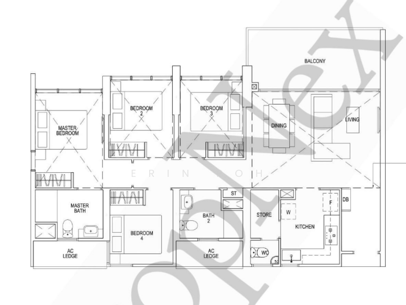 Parc Riviera, 103 West Coast Vale, 4 Bedrooms, 1,679 sqft, Condominium For Sale, by Erin Poh, 500238617 - PropertyGuru.com.sg
