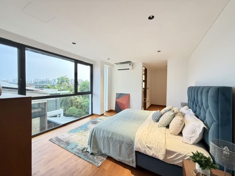 The Best of Everything, Elevated Ground, Wide Frontage, Brand New Bungalow, Nice Design, Lift & Pool, Matlock estate, Sommerville Estate, Bartley Estate, Chuan Estate, 6 Bedrooms, 8,969 sqft, Bungalow House For Sale, by Alex Ng, 500238671 - Bedroom - PropertyGuru.com.sg