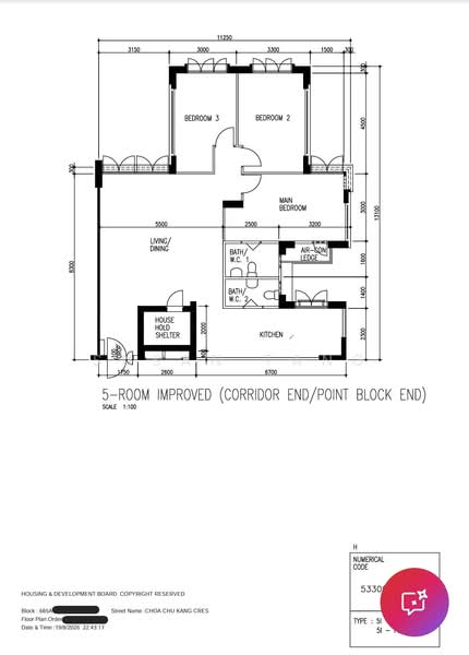 685A Choa Chu Kang Crescent, 685A Choa Chu Kang Crescent, 3 Bedrooms, 1,184 sqft, HDB Flat For Rent, by Susan Tang, 500238745 - PropertyGuru.com.sg