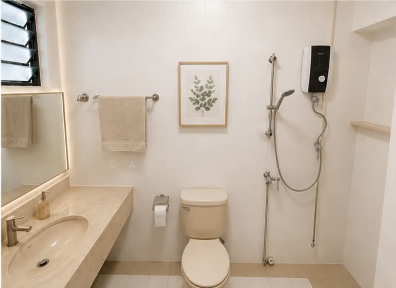 691 Jurong West Central 1, 691 Jurong West Central 1, 3 Bedrooms, 1,065 sqft, HDB Flat For Sale, by Darren Lim, 500238763 - Bathroom - PropertyGuru.com.sg