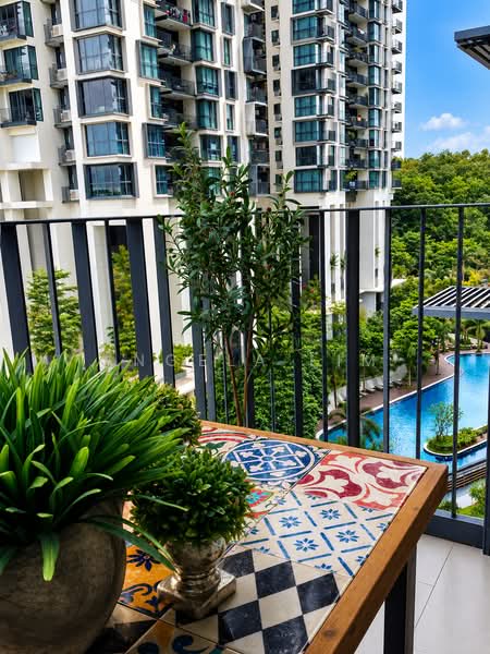 Foresque Residences, 101 Petir Road, 2 Bedrooms, 743 sqft, Condominium For Rent, by Angela Lim, 500238819 - Balcony - PropertyGuru.com.sg