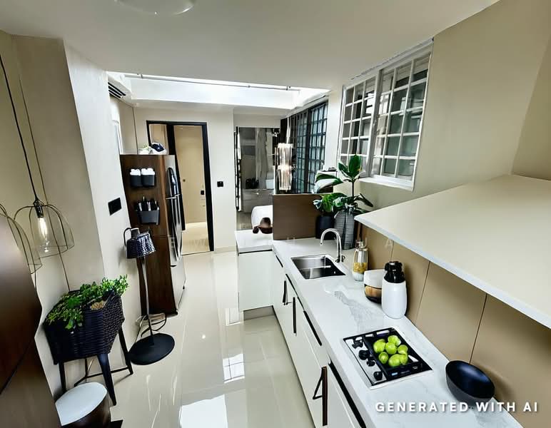 Sembawang Cottage, 369 Sembawang Road, 2 Bedrooms, 1,001 sqft, Apartment For Sale, by Chew Lih Yuan, 500238979 - Kitchen - PropertyGuru.com.sg