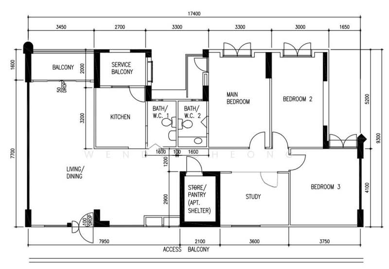 102 Rivervale Walk, 102 Rivervale Walk, 4 Bedrooms, 1,507 sqft, HDB Flat For Sale, by Wendy Cheong, 500238994 - PropertyGuru.com.sg