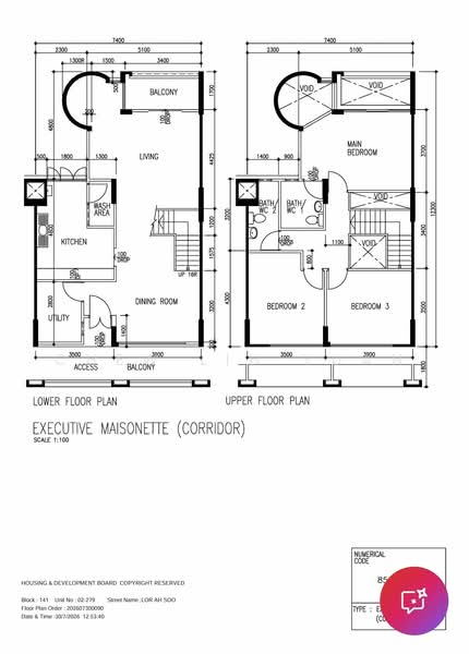 141 Lorong Ah Soo, 141 Lorong Ah Soo, Hougang / Punggol / Sengkang, 3 Bedrooms, 1,571 sqft, HDB Flat For Sale, by Chew Lih Yuan, 500239009 - PropertyGuru.com.sg