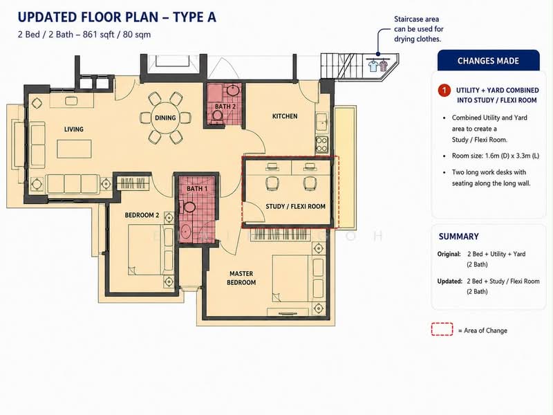 The Princeton, 2 Ewe Boon Road, 2 Bedrooms, 861 sqft, Apartment For Sale, by Elaine Goh, 500239021 - PropertyGuru.com.sg