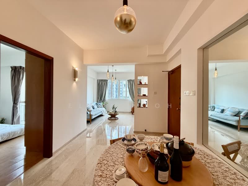 The Princeton, 2 Ewe Boon Road, 2 Bedrooms, 861 sqft, Apartment For Sale, by Elaine Goh, 500239021 - Dining / Living Room - PropertyGuru.com.sg