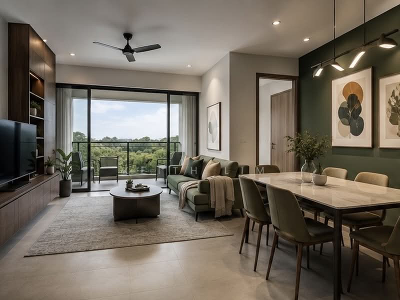 Cheapest 3 Bed Premium Just Beside RCR | Beauty World Area | Hillview MRT, Clementi Park / Upper Bukit Timah, 3 Bedrooms, 1,023 sqft, Condominium For Sale, by Keith Lim, 500239053 - Living Room - PropertyGuru.com.sg