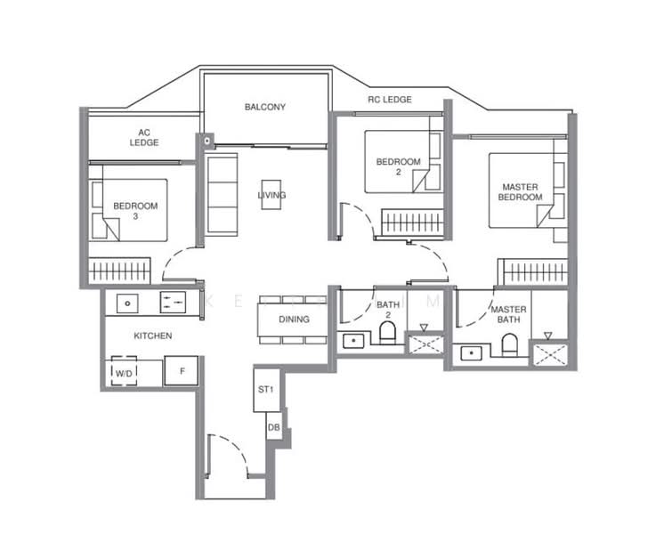 CHEAPEST 3 Bedder Within 1KM St Hilda’s Primary | DIRECT MRT Access | Mall at Your Doorstep, , 3 Bedrooms, 900 sqft, Condominium For Sale, by Keith Lim, 500239056 - PropertyGuru.com.sg
