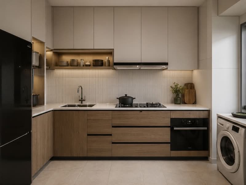 CHEAPEST 3 Bedder Within 1KM St Hilda’s Primary | DIRECT MRT Access | Mall at Your Doorstep, , 3 Bedrooms, 900 sqft, Condominium For Sale, by Keith Lim, 500239056 - Kitchen - PropertyGuru.com.sg