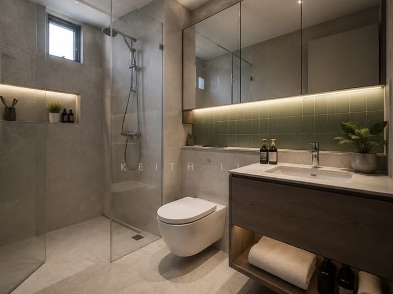 Cheapest 4 Bedder Near Beauty World Next To Mall, Nature and MRT, Dairy Farm Walk, Clementi Park / Upper Bukit Timah, 4 Bedrooms, 1,230 sqft, Condominium For Sale, by Keith Lim, 500239066 - Bathroom - PropertyGuru.com.sg