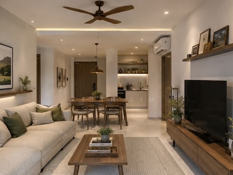 Huge & Spacious 4 BEDROOM + STUDY | 1KM WELLINGTON PRI | CANBERRA MRT | BUKIT CANBERRA, Canberra, 5 Bedrooms, 1,250 sqft, Condominium For Sale, by Keith Lim, 500239067 - Living Room - PropertyGuru.com.sg