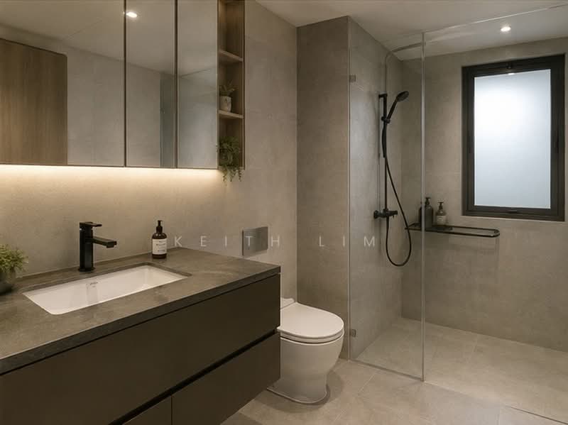 4 BEDROOM + STUDY | INTEGRATED DEVELOPMENT | DIRECT TAMPINES MRT LINK | 1KM ST HILDA’S TAMPINES, , 5 Bedrooms, 1,300 sqft, Condominium For Sale, by Keith Lim, 500239068 - Bathroom - PropertyGuru.com.sg