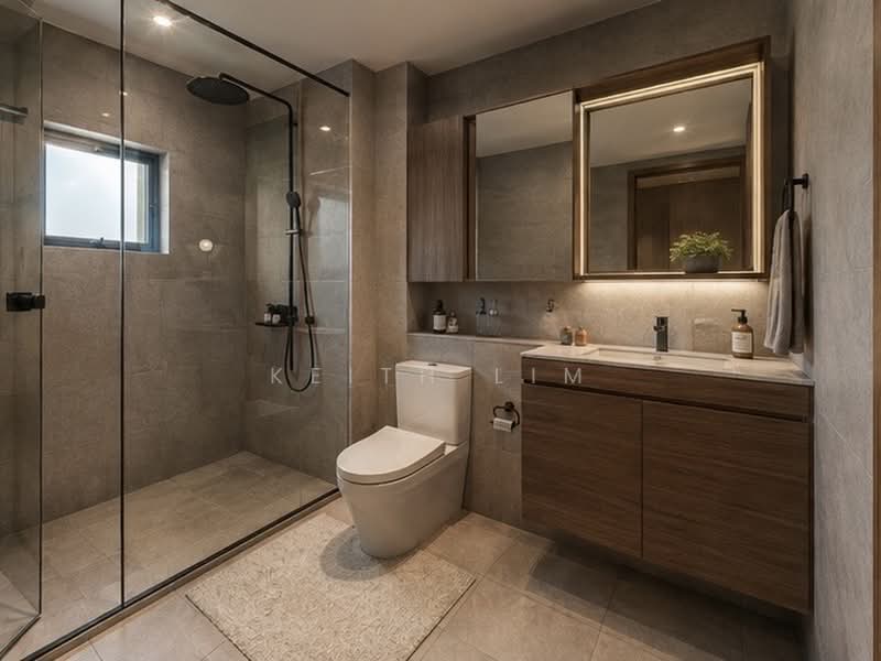 HUGE 3 BEDROOM IN BUKIT TIMAH | NEAR MGS + PEI HWA | BEAUTY WORLD MRT | NEXT TO MALL, Tanglin / Holland / Bukit Timah, 3 Bedrooms, 1,109 sqft, Condominium For Sale, by Keith Lim, 500239070 - Bathroom - PropertyGuru.com.sg