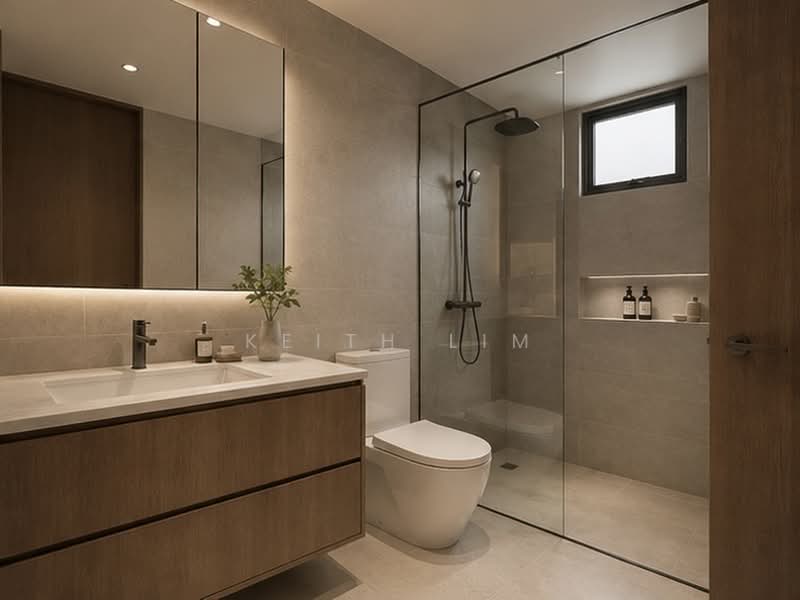 Prime Bukit Timah 4 Bedder Right Next To Sixth Avenue MRT | MGS | GCB Area, Dunearn Road, 4 Bedrooms, 1,313 sqft, Condominium For Sale, by Keith Lim, 500239082 - Bathroom - PropertyGuru.com.sg