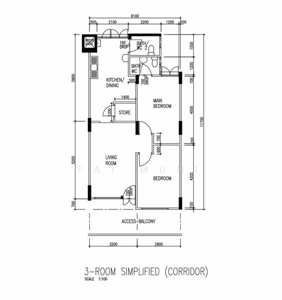 302 Bukit Batok Street 31, 302 Bukit Batok Street 31, 2 Bedrooms, 700 sqft, HDB Flat For Sale, by Fai Muni, 500239084 - PropertyGuru.com.sg