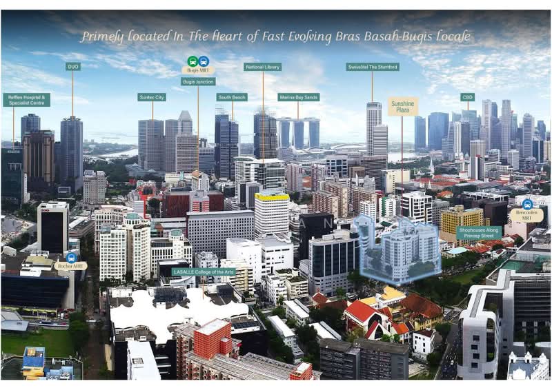 Sunshine Plaza, 91 Bencoolen Street, Beach Road / Bugis / Rochor, 700 sqft, Office For Rent, by Jem Yang, 500239117 - Exterior - CommercialGuru.com.sg